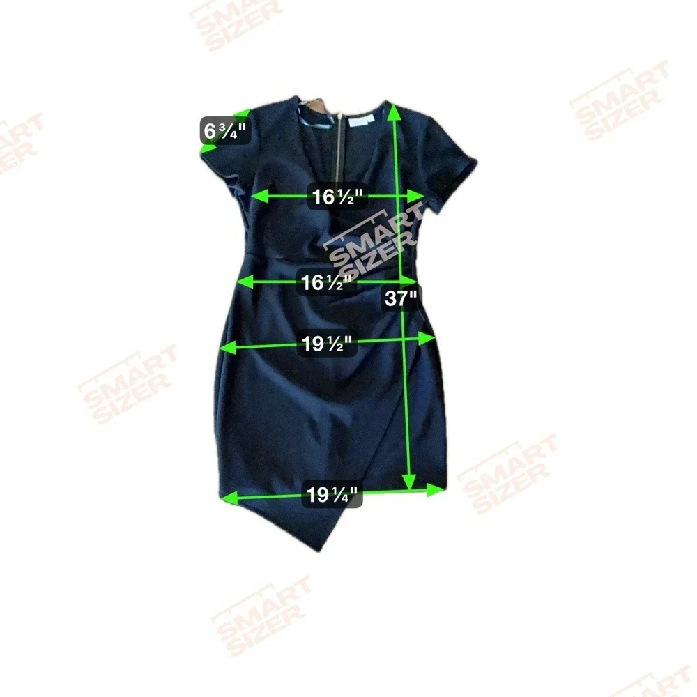 Bisou Bisou Asymmetrical Black Dress - Picture 8 of 8